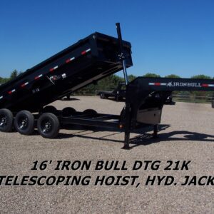 16' IRON BULL DTG 21K GOOSENECK DUMP