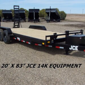 JCE 20' X 83" EQUIPMENT TRAILER 14K